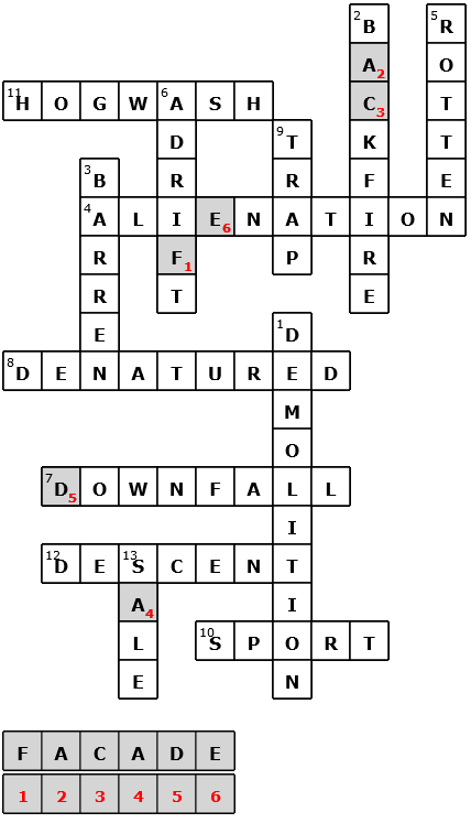 Crossword 3 Solution