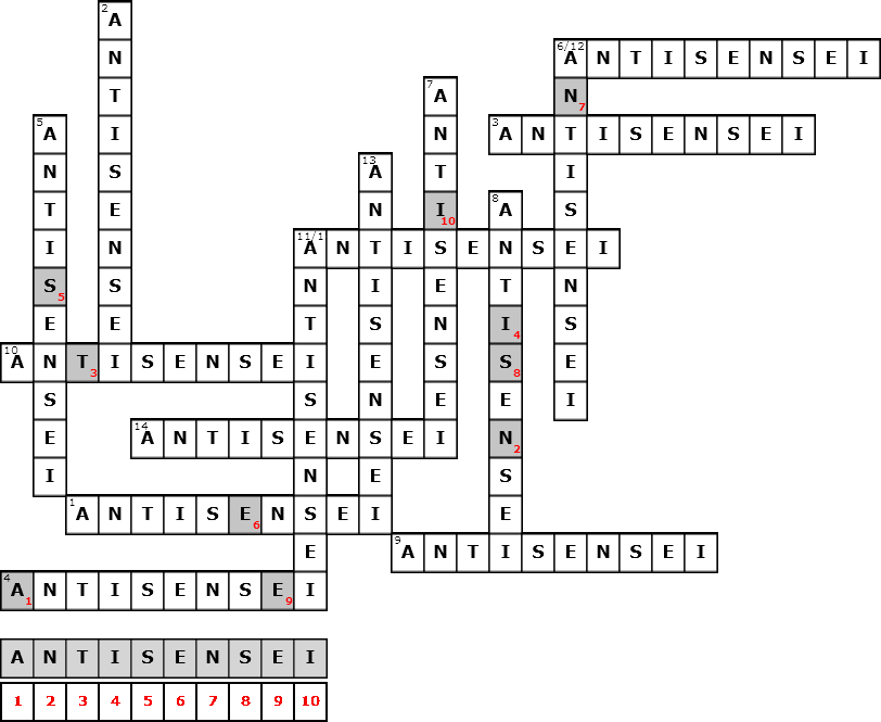 Crossword 5 Solution