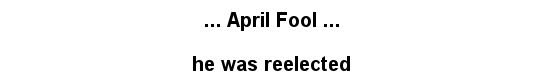 ... April Fool ...